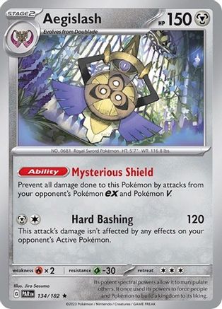 Aegislash - 134/182 (Non-Holo) (134) Rare