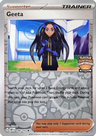 Geeta - 188/197 (Regional Championships) (188) Promo Reverse Holofoil
