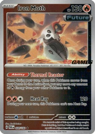 Iron Moth - 028/182 (EB Games Promo) (28) Promo Holofoil