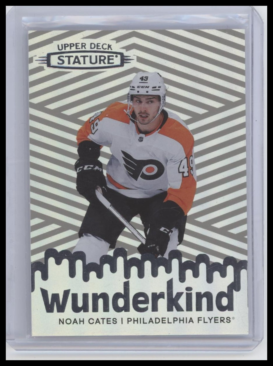 2022-23 Upper Deck Stature #W-36 Noah Cates Wunderkind