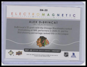2021-22 Upper Deck #EM-20 Alex DeBrincat Electromagnetic
