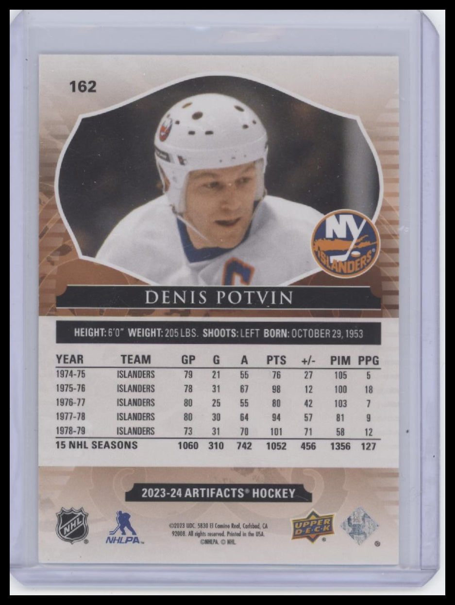 2023-24 Upper Deck Artifacts #162 Denis Potvin #/599