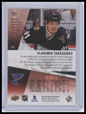 2023-24 SP Game Used #153 Vladimir Tarasenko Red #/230