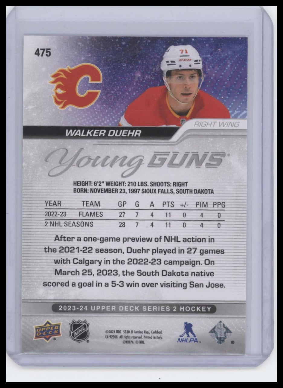 2023-24 Upper Deck #475 Walker Duehr
