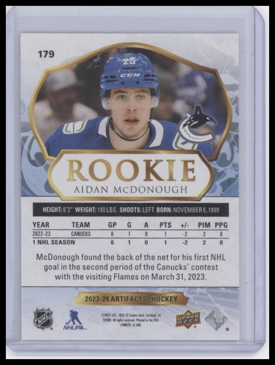 2023-24 Upper Deck Artifacts #181 Akito Hirose Turquoise