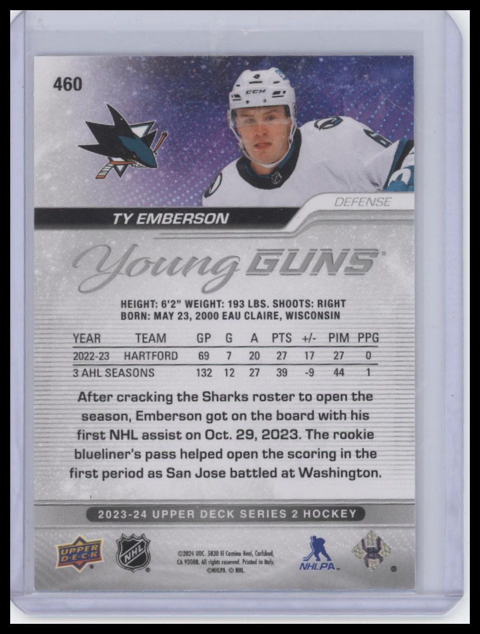 2023-24 Upper Deck #460 Ty Emberson