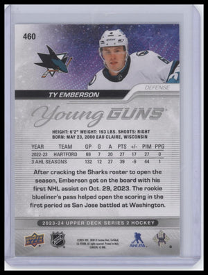 2023-24 Upper Deck #460 Ty Emberson