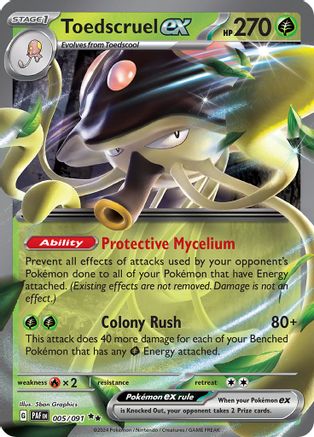 Toedscruel ex - 005/091 (5) Double Rare Holofoil