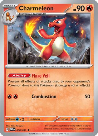 Charmeleon - 008/091 (8) Uncommon
