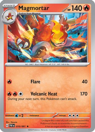 Magmortar (10) Rare Reverse Holofoil