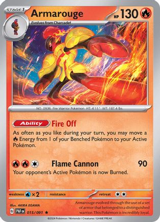 Armarouge - 015/091 (15) Rare Reverse Holofoil