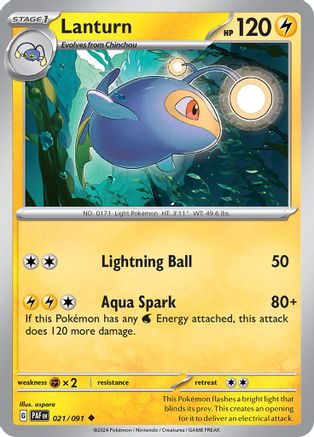 Lanturn (21) Uncommon Reverse Holofoil