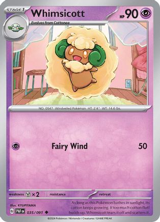 Whimsicott (35) Uncommon Reverse Holofoil