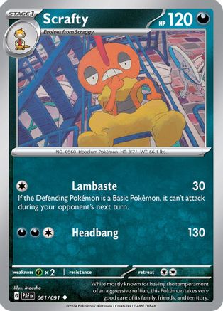 Scrafty (61) Uncommon