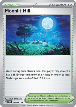 Moonlit Hill (81) Uncommon Reverse Holofoil