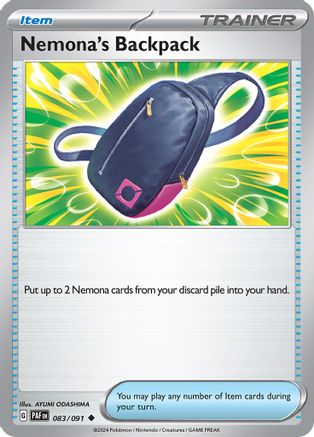 Nemona's Backpack (83) Uncommon