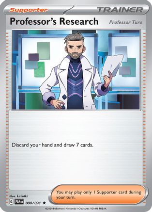 Professor's Research - 088/091 (88) Rare Holofoil