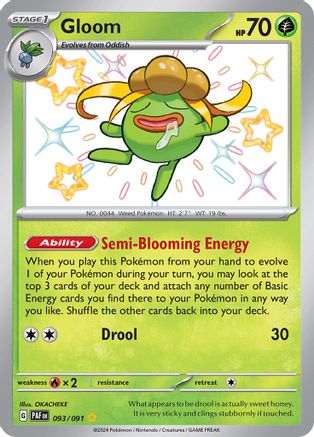 Gloom (93) Shiny Rare Holofoil