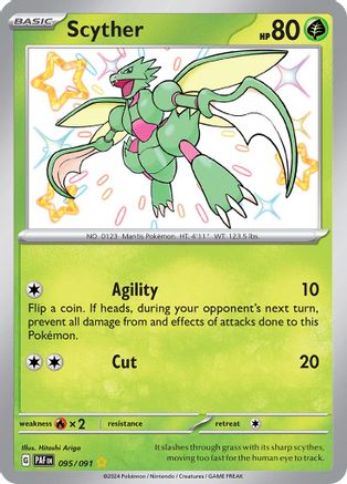 Scyther (95) Shiny Rare Holofoil