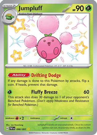 Jumpluff (98) Shiny Rare Holofoil