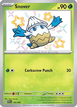 Snover (100) Shiny Rare Holofoil
