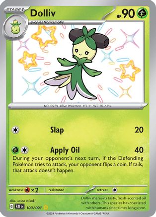 Dolliv (103) Shiny Rare Holofoil