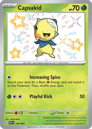 Capsakid (106) Shiny Rare Holofoil