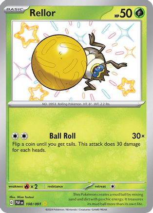 Rellor (108) Shiny Rare Holofoil