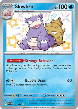 Slowbro (117) Shiny Rare Holofoil