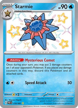 Starmie (119) Shiny Rare Holofoil