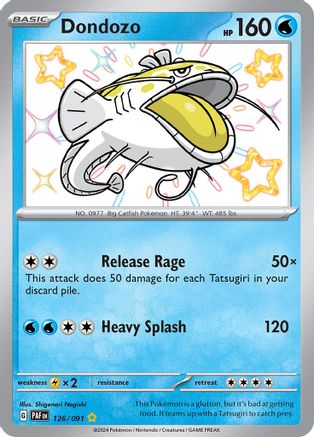 Dondozo (126) Shiny Rare Holofoil
