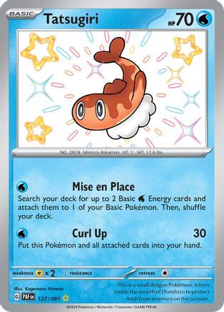 Tatsugiri (127) Shiny Rare Holofoil