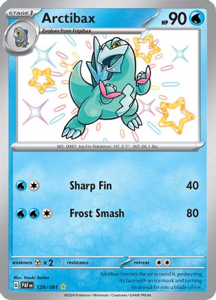 Arctibax (129) Shiny Rare Holofoil