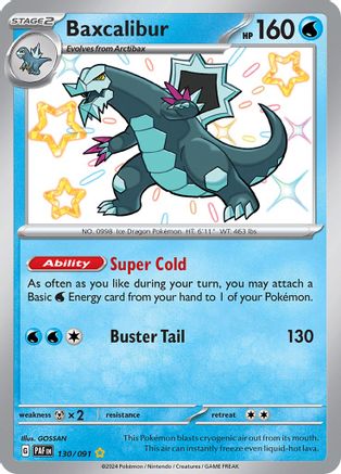 Baxcalibur (130) Shiny Rare Holofoil