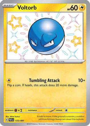 Voltorb (133) Shiny Rare Holofoil