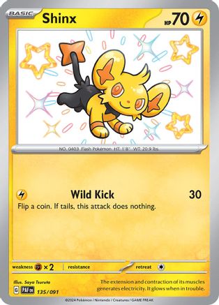 Shinx (135) Shiny Rare Holofoil