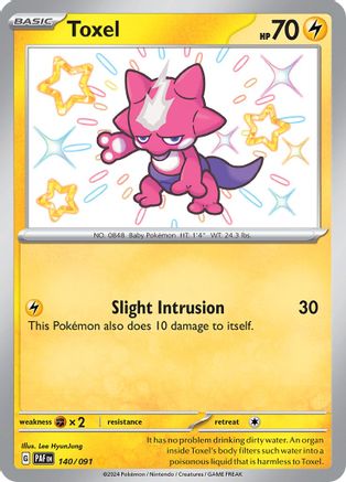 Toxel (140) Shiny Rare Holofoil