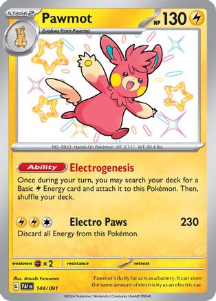Pawmot (144) Shiny Rare Holofoil