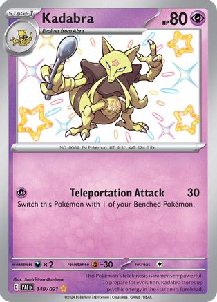 Kadabra (149) Shiny Rare Holofoil