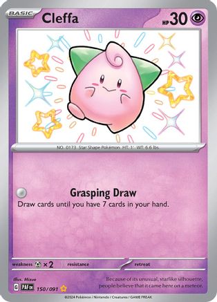 Cleffa (150) Shiny Rare Holofoil
