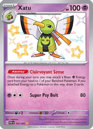 Xatu - 152/091 (152) Shiny Rare Holofoil