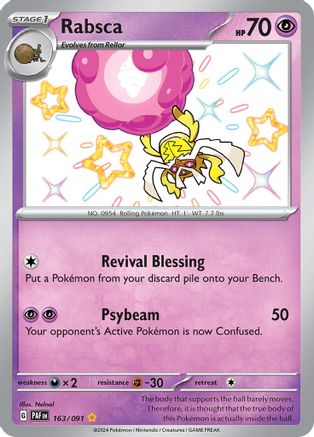 Rabsca (163) Shiny Rare Holofoil
