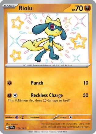 Riolu (173) Shiny Rare Holofoil