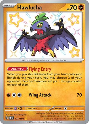 Hawlucha (175) Shiny Rare Holofoil