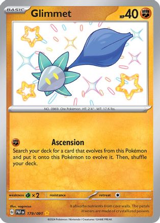 Glimmet (179) Shiny Rare Holofoil