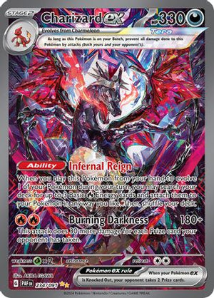 Charizard ex #234 Paldean Fates SIR (Cabinet-NM)