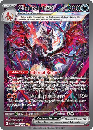 Charizard ex - 234/091 (234) Special Illustration Rare Holofoil (Cabinet-NM)