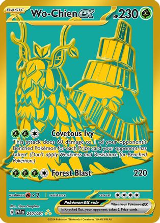 Wo-Chien ex (240) Hyper Rare Holofoil