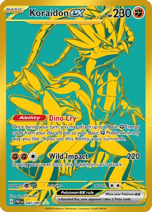 Koraidon ex (245) Hyper Rare Holofoil