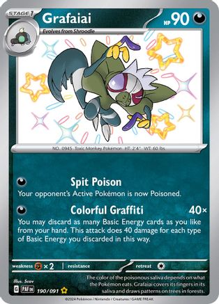 Grafaiai (190) Shiny Rare Holofoil